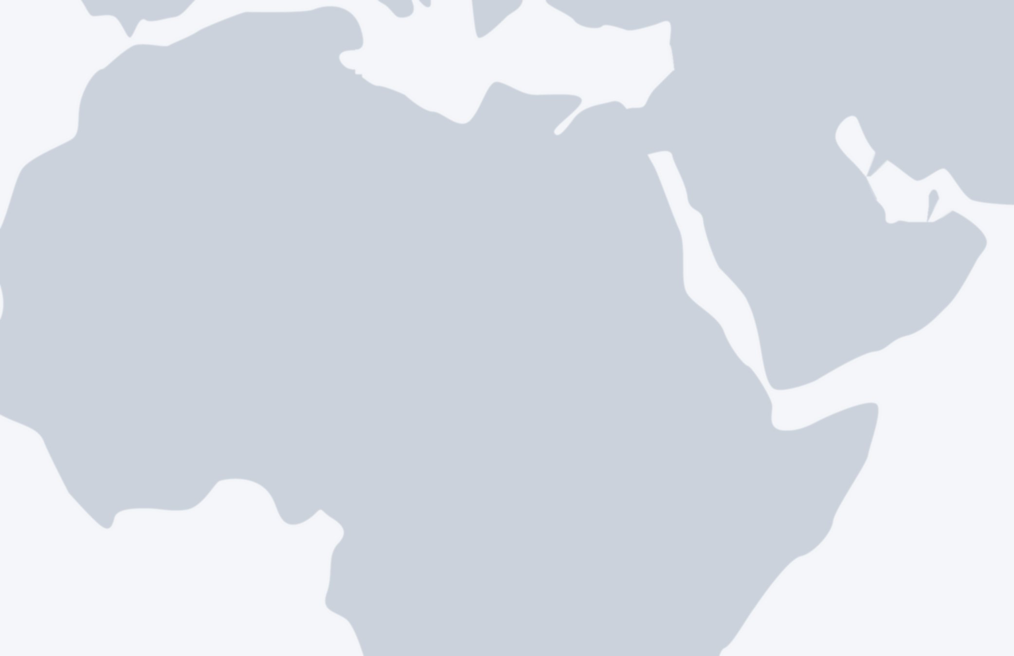 Map of the Middle East and Africa